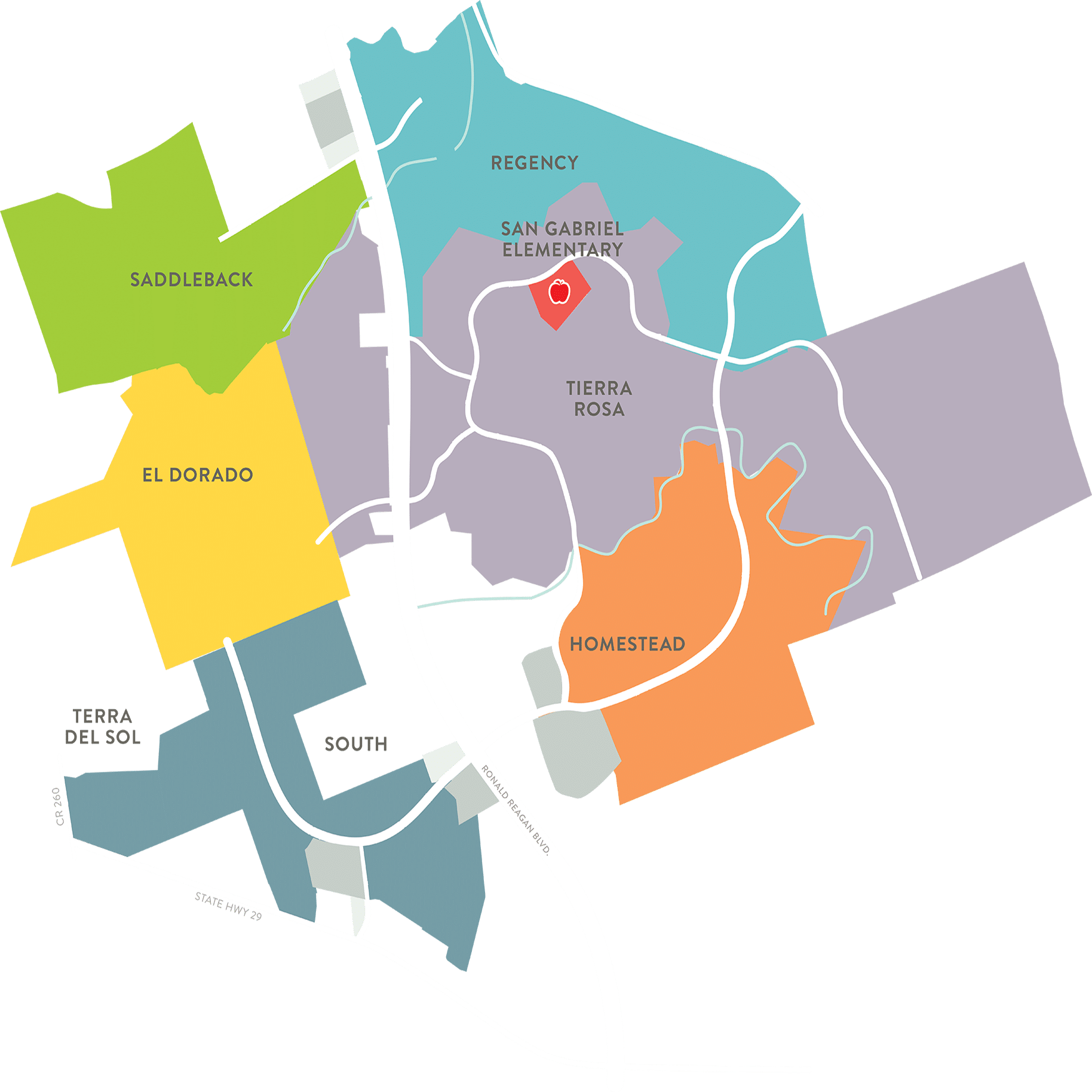 San Gabriel Elementary School map