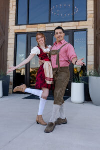 Residents gathering at Oktoberfest at Regency